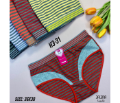 Combo of 6 pcs turkey style ladies panties H3-31Free Size (36x30)Assorted  - Similar Product Imag - ID 125179