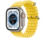 8 Series XS8 Pro Ultra Smart Watch Ocean Band Loop Wrist Strap - Yellow
