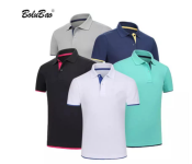 Set of 4 Polo Unisex Classic Cotton Short Sleeve Homme Breathable T-Shirt - Medium  - Similar Product Imag - ID 126727