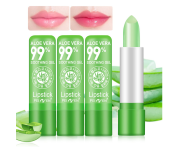3 piece Magic Color Changing Aloe Vera Lipstick Gloss