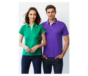 Set of 4 Polo Unisex Classic Cotton Short Sleeve Homme Breathable T-Shirt - Medium