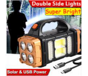 Generic 5 in 1 Solar Torch Light Super Image