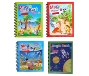 4 Pieces Magic Water Book Reusable for Painting Children's Cartoon Images with Water Pen-B  - Similar Product Imag - ID 127603