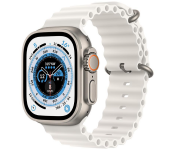 8 Series XS8 Pro Ultra Smart Watch Ocean Band Loop Wrist Strap - White