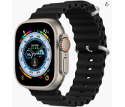 8 Series XS8 Pro Ultra Smart Watch Ocean Band Loop Wrist Strap - Black