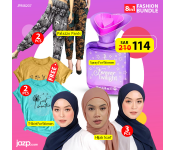 Dorall Collection Forever Twilight Eau De Toilette Natural Spray For Women - 100ml + 2 Piece Mixed Print Design T-Shirt For Women + 7264 Pack Of 2 Printed Comfortable Palazzo Pants For Women + Pack Of 3 Feme Womens Hijab Scarf Collection