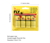 SARI 4 Rolls Sticky Fly Catcher Bugs Trap Mosquito Glue Easy to Use  - Similar Product Imag - ID 128290