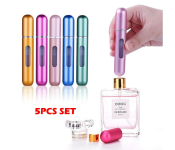 Sari 5ml Mini Perfume Refillable Spray Bottle Travel Atomizer 5 Pcs Packs Random Colors   - Similar Product Imag - ID 128001