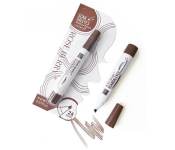 Pack of 2 color Roseberry 4-tip 24hrs Waterproof Eyebrow liner Pen - Brown and Black