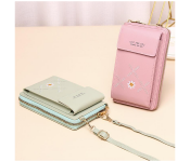 Trendy Waist Bag Cell Phone Purse Crossbody Bag Wallet Shoulder Holders Handbag For Women - Assorted Color