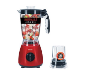 Sonashi SB-144 2 in 1 Stand Blender with Unbreakable Jar & Mill - Red