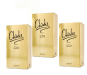 Revlon Charlie Gold Pack of 3 Eau De Image