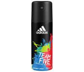 Adidas 150ml Team Five Deodorant Body Spray For Image