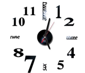 Generic 3D Wall Clock Mirror Wall Stickers Removable Image