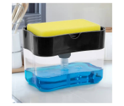 GTC 22000980 Sponge Holder Countertop Dish Washing Soap Dispenser Caddy For Kitchen Sink -Black  - Similar Product Imag - ID 130049