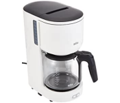 Braun KF3100 Plastic 10 Cup Capacity 1000 Watt Anti Drip System Coffee Maker - White  - Similar Product Imag - ID 129457