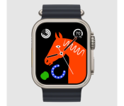Blulory Glifo 8 Ultra Pro Smart Watch - Black