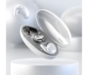 GT Invisible Sleep Wireless Earphone Ipx5 Waterproof Mini Wireless Earphone Digital Battery Display Sports Earbuds - White