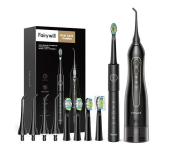 Fairywill FW5020E Water Flosser and  E11 Electric Toothbrush Combo with 4 Jet Tips and 4 Brush Heads - Black  - Similar Product Imag - ID 115178