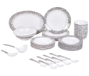 Royalford RF6718 45 Pieces Melamine Dinner Set