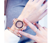 Casual Women Romantic Starry Sky Wrist Watch bracelet Leather Rhinestone Designer Ladies Clock Simple Dress Gift Montre Femme  - Similar Product Imag - ID 131538