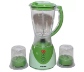 3 in 1 Blender and Food Processor Juicer - Green and White