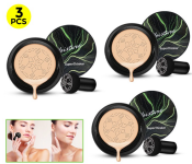 Bundle 3 PCs Set GT Mushroom Head Air Cushion Waterproof Moisture Foundation BB Cream