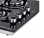 Olsenmark OMCH1823 2 In 1 Gas Hob with 4 Burner - Black