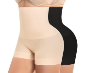 Women's Seamless Mixed Color Shaping Slim Fit Shorts Panties Tummy Control Underwear Slimming Shapewear Shorts - Free Size  - Similar Product Imag - ID 132596