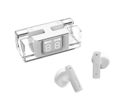Generic Wireless Earphones Sound Stereo Wireless earbuds With LED Digital Display Charging Box - White 