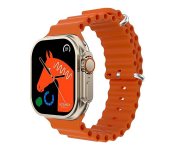 T500 Ultra Pro Clip USB Charging  Smart Watch Ocean Band Loop Wrist Strap - Orange