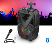 RMN Portable Outdoor Speaker Color LampTrolley Wireless Led Image