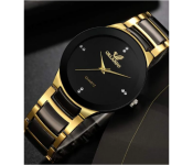 ZStar Jubilee Small Fashion Ladies Wrist Watch - Gold and Black