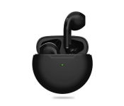 Pro 6 TWS Earbuds Earphone Wireless Headphones Bluetooth Headset - Black