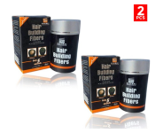 Bundle 2 PCs Set Nitro Canada 22g Hair Building Fiber - Black