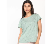 Womens Trendy Round Neck 9033 Floral Print Daily Image