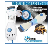 Anti Lice Electric Rechargeable Vacuum Steel Comb Machine For Head Lice Treatment