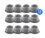 Bundle 3 PCs Set 4 Piece Multifunctional All In Use Foot Pad - Grey