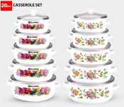 Bundle 1 PCs Set 10pcs Olympia Casserole Set Image