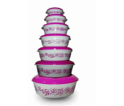 Generic 7 Pcs Plastic food containers Image