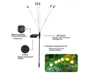 Jongo 8 LED Solar Firefly Lights, Solar Lights for Outside, Solar Outdoor Waterproof Lights, Solar Garden Lights, Solar Garden Decorative Lights Garden Patio Passage Decor, Colorful Lights  - Similar Product Imag - ID 132897