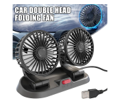 Generic Dual Head Car Fan Portable Vehicle Truck Image