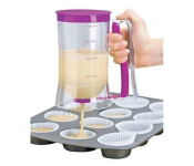 Cake Batter Dispenser Clear/Purple