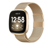 Digital Luxury Metal Electronic LED Wristwatch Fashion Simple Ladies Mesh Strap Watch - Gold
