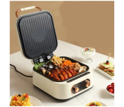 Multi Functional Electric Baking Pan Deepen Cooker Double-sided Heating Machine Barbeque Grill Hot Pot Steak Frying Pancake Pizza  - Similar Product Imag - ID 133846