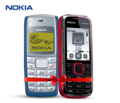 Bundle 1 PCs Set Nokia 5130 Xpress-Music Mobile Phone - Black (Refurbished) + 1 PCs Set Nokia 1112 Mobile Phone- Blue (Refurbished)