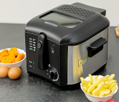 Krypton 1600W KNDF6347 2L Deep Fryer Silver Image