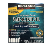 Kirkland Signature Pack Of 6 Minoxidil 5 Extra Image
