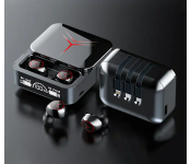 M88 Tws True Wireless Bluetooth Earphone with mobile power bank and inbuilt 3 charging cables 