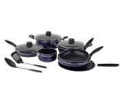 Royalford RF5858 set of 12 Pieces non stick Cookware - Dark blue  - Similar Product Imag - ID 129091